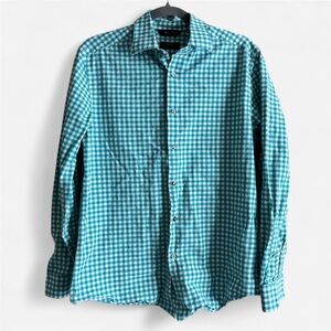 Gingham 100% cotton Paul smith Italian men’s dress shirt